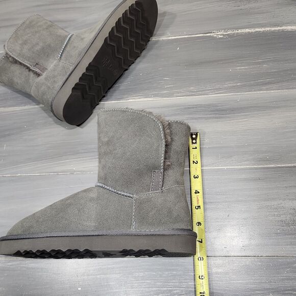 Style & Co Suede Boots 9M Gray Teenyy Cold Weather Booties - Picture 8 of 10
